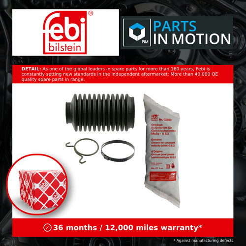 Steering rack boot - steering, 08498