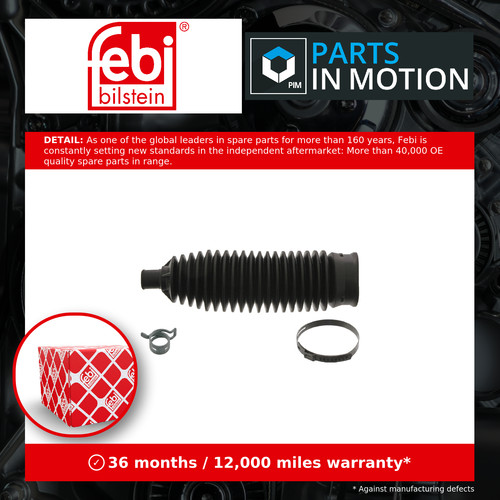 Steering rack boot - steering, fits