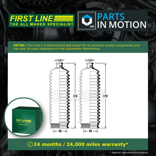 Steering rack boot fsg3325 - boot,