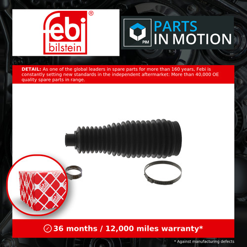 Steering rack boot - boot, left