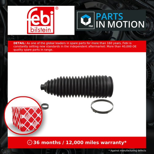 Steering rack boot - steering, fits