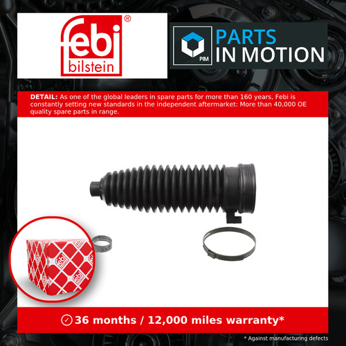 Steering rack boot fits ford - steering,