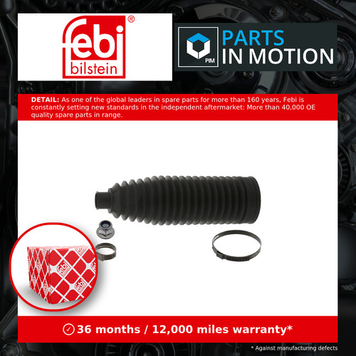 Steering rack boot - steering, febi